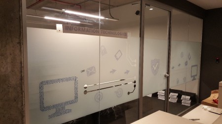 ofis cam kaplaması cam filmi cam deseni