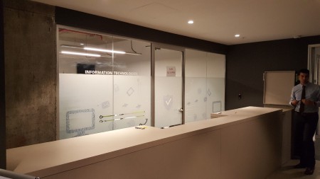 ofis cam kaplaması cam filmi cam deseni