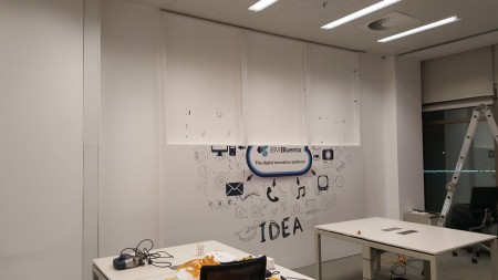 ofis cam kaplaması cam filmi cam deseni