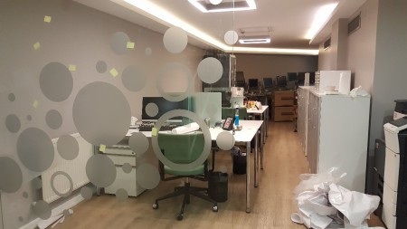 ofis cam kaplaması cam filmi cam deseni